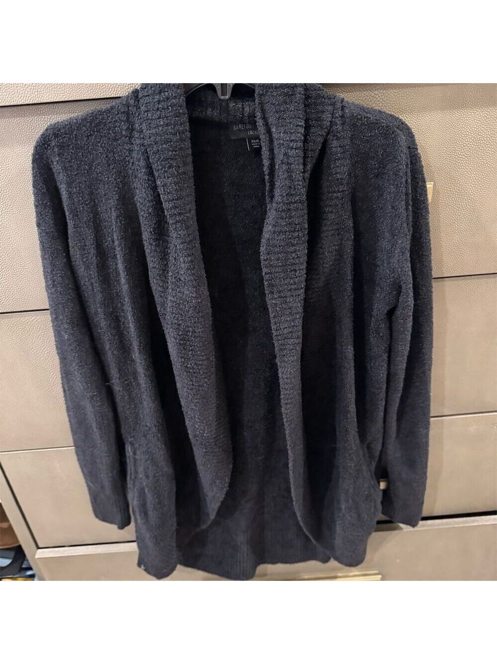 Barefoot Dreams Women's XS Black CozyChic Lite Cardigan Sweater